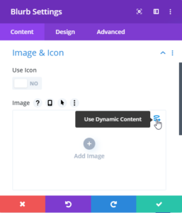Author image use dynamic content in Divi