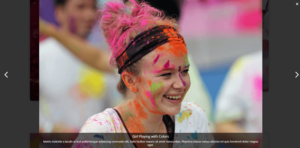 Image title and caption in the lightbox