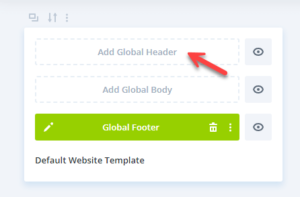 Add Global Header