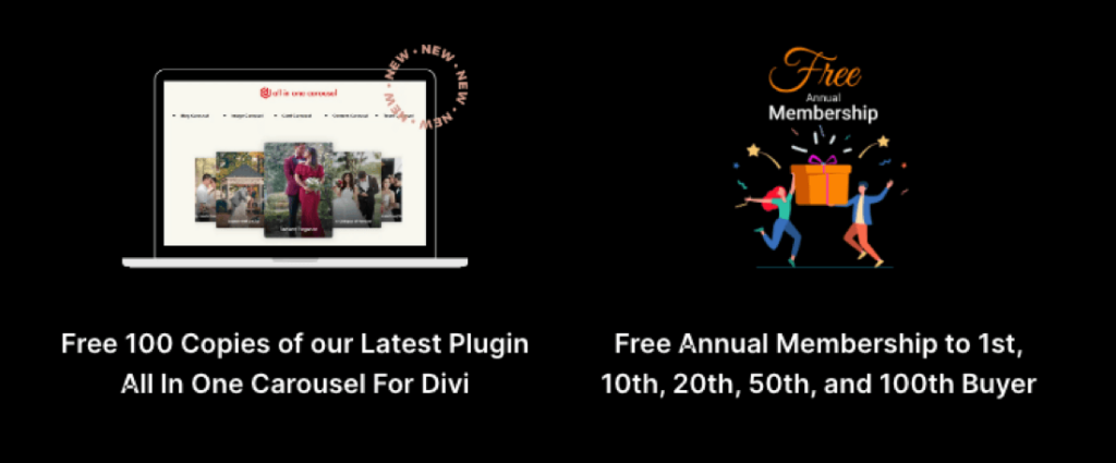 Gifts at Divi Extended for Black Friday Sale