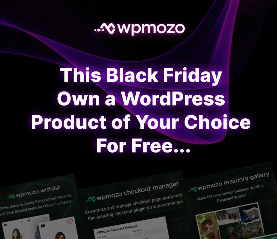 WPMozo Black Friday Sale