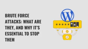 How to stop brute force attacks on a WordPress website.