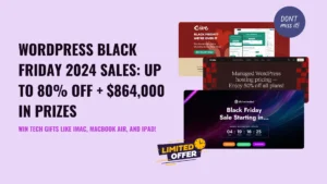 List of all of the best WordPress Black Friday deals 2024