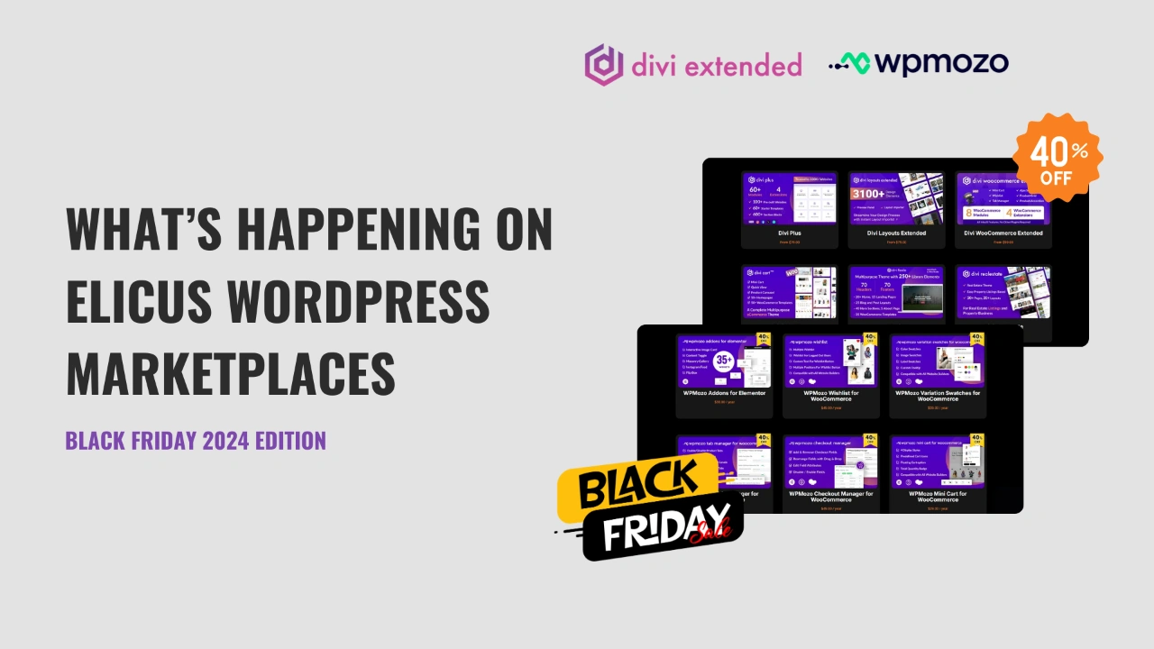 What’s Happening on Our WordPress Marketplaces: Black Friday 2024 Edition