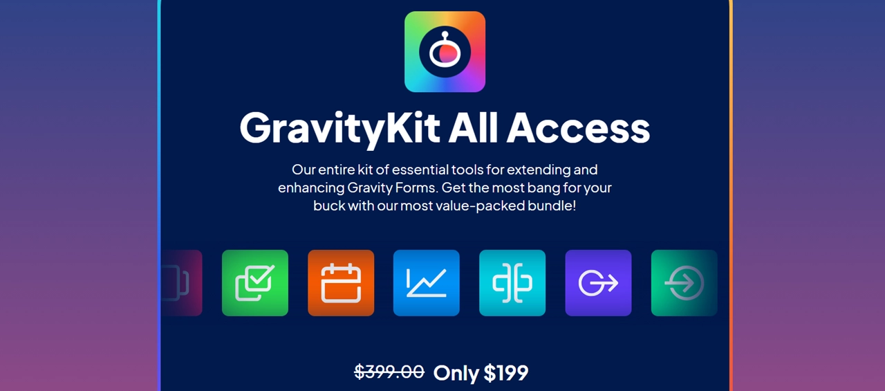 GravityKit Black Friday sale 2024!