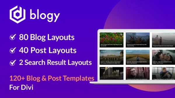 Blogy – Divi Blog Layout Pack