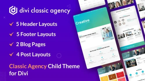 Divi Classic Agency Child Theme