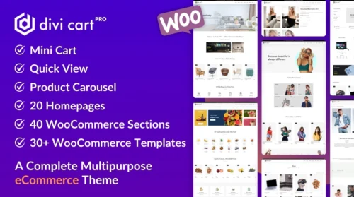 Divi Cart Pro WooCommerce Child Theme