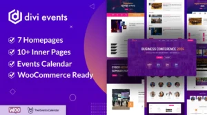 Divi Events Calendar Child Theme
