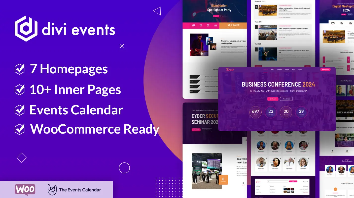 Divi Events Calendar Child Theme