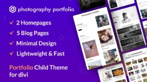 Divi Photography Portfolio Child Theme