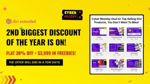Divi Cyber Monday 2025: Huge Savings! 30% OFF + $3,999 in Freebies (Limited-time Offer)