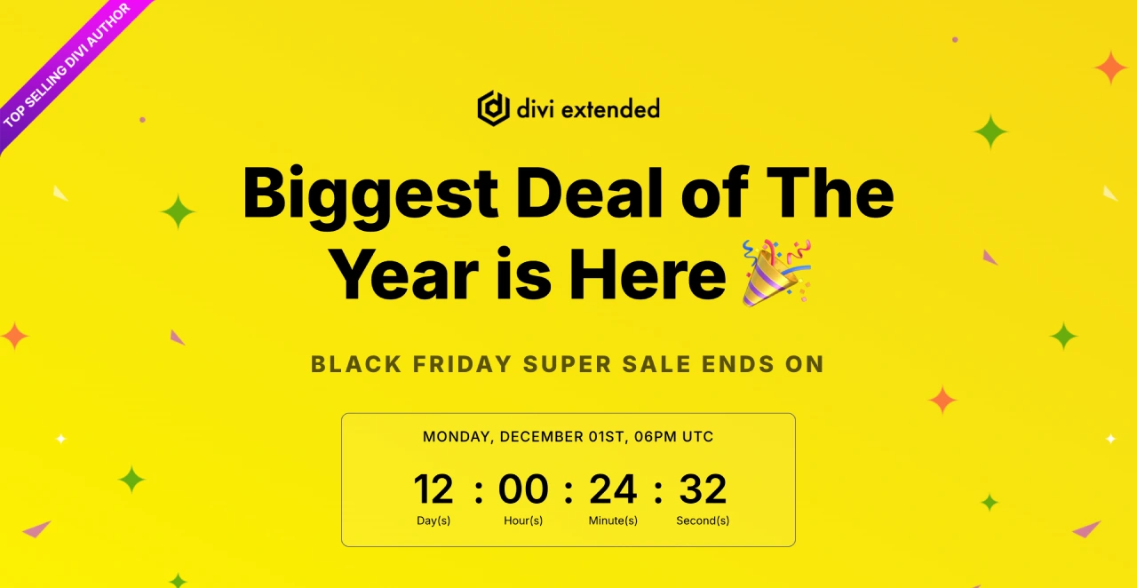 Huge savings on Divi Extended products