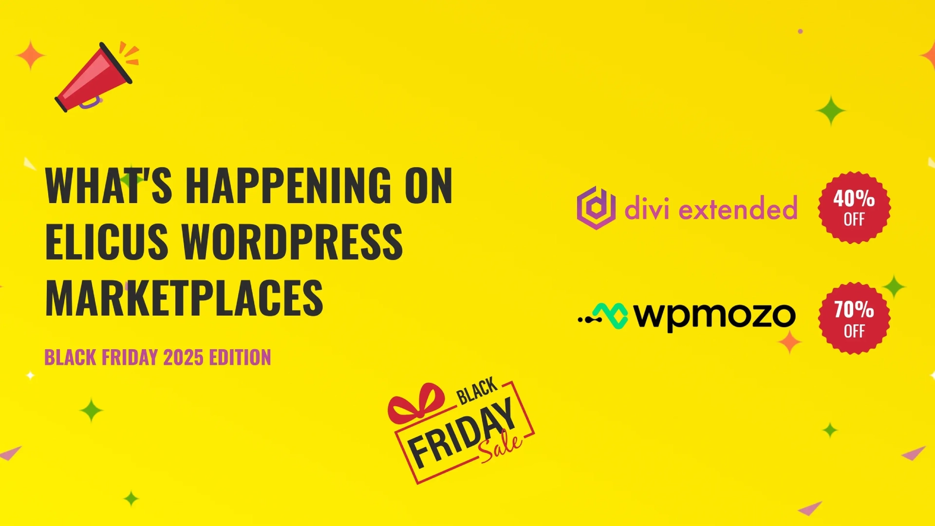 WordPress black friday sale