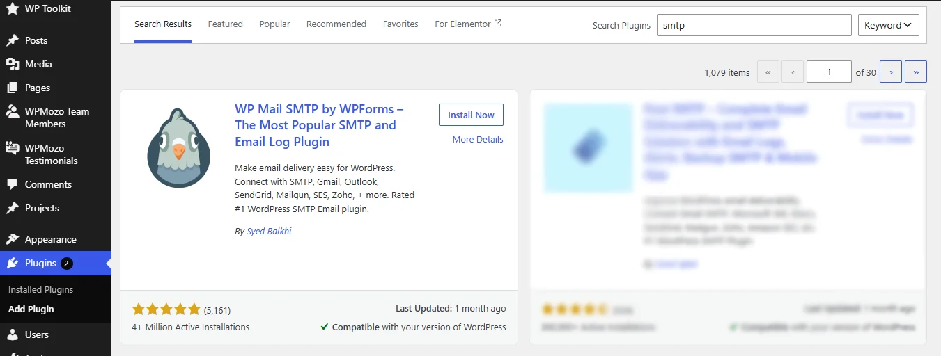 WordPress Mail plugin for WordPress Mails.