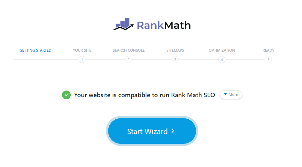 rank math Setup Wizard